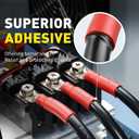 haisstronica 3:1 Heat Shrink Tubing Kit, Adhesive Lined Marine Resistant Grade Shrink Wrap - 1.75"length 6 Size Perfect for Home and Industrial, 1/8"-3/4" 220PCS - Black, Red