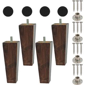 Wooden Square Leg for Sofa and Furniture 6 Inch