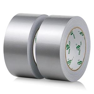 2 Pack Duct Tape Heavy Duty,9 Mil Thickness,2 Inches x 30 Yards,Strong Industrial Strength,Flexible,No Residue,Waterproof and Tear by Hand,Multi-Use for Indoor & Outdoor Repairs (Silver)