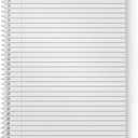 Softcover Made of Magic 8.5" x 11" Motivational Spiral Notebook/Journal, 120 Wide Ruled Pages, Durable Gloss Laminated Cover, White Wire-o Spiral. Made in the USA