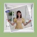 Window Screen Frame Kit-2 Packs, DIY Aluminum Alloy Frame Screen Window Up to 46" x 46" for Windows/Doors, Includes 48" x 99" Mesh & 33ft Spline & Tool Kit, Easy Install, Insect Proof (2 set white)