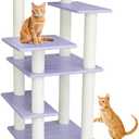 MAOHEGOU 5 Level Cat Tree for Outdoor and Indoor Cats,Large Cat Tower with Scratching Posts 46 inches