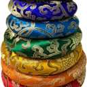 7 Pieces Handmade Singing Bowl Cushion Set, Singing Bowl Accessory Pillow Pad for 6-12 Inch Tibetan Crystal Sound Bowl