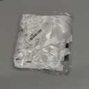 100 Pcs Cloth Event Wristbands, Adjustable Fabric Wristbands for Events with Secure Snap, Soft Disposable Bracelets for Concerts, Festivals, VIP Entry and Nightclubs - 13.78" x 0.59"(Color:White)