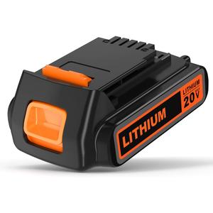 20V MAX 2.0Ah Lithium-Ion Battery, Compatible with Black and Decker LBXR20 LBX20 LBXR20-OPE LBX4020 LBXR2020 LB20 LBXR20BT for Cordless Power Tools