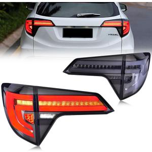 Sequential LED Tail Light Assembly for Honda HRV 2015-2020, with Start-up Animation