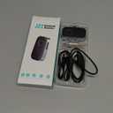 COMSOON Bluetooth Receiver for Car, Noise Cancelling 3.5mm AUX Bluetooth Car Adapter, Wireless Audio Receiver for Home Stereo/Wired Headphones, Hands-Free Call, 16H Battery Life - Black+Silver