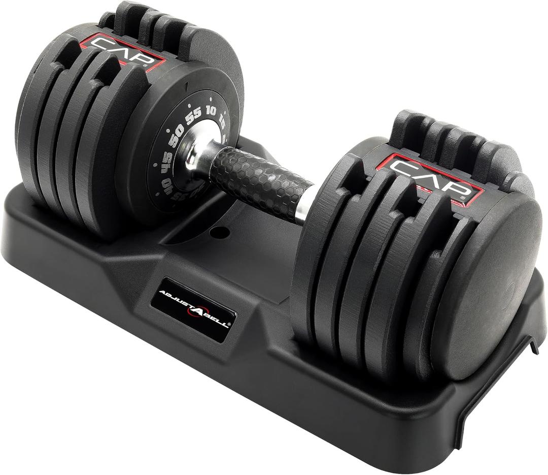 CAP Barbell 55lb Single ADJUSTABELL Dumbbell