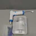 Ear Wax Removal, Electric Ear Cleaning Kit with Light, FSA-HSA-Eligible, Ear Irrigation Kit with 4 Pressure Modes, Safe and Effective Ear Flush Kit with Ear Cleaner - Includes Basin, Towel & 15 Tips (Blue)