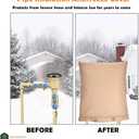 GardenPal Backflow Preventer Cover, Water Pipe Insulation Cover, Freeze Protection, Reusable for Your Pipes, Valves, Sprinkers and Irrigation System in Winter or Sun Exposure (35 * 45cm /14 * 18 inch)