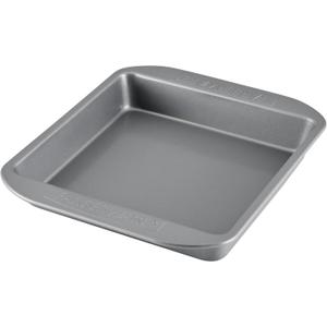 Farberware Nonstick Bakeware 9-Inch Square Cake Pan, Gray