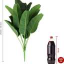 Coreland Artificial Plants Palm Fake Leaves 25inch Indoor for Home Office Decor 2Pcs