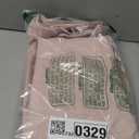 OVZME Zora 84 Inch Shower Curtain Set with 12 Plastic Hooks, Plain Fabric Shower Curtain for Bathroom - Extra Long Shower Curtain, Water Resistance, Machine Washable Soft Cloth, 72WX84L, Blush Pink