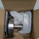 YOHOM Stainless Steel Vacuum Suction Cup Bathroom Shower Holders - Removable Towel Rack, Bathrobe and Loofah Hooks with Brushed Finish (Silver)