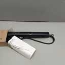 ANNLARY Hair Straightener 1 Inch Flat Iron and Curler 2 in 1, 15s Fast Heating, Professional Titanium Ceramic Ionic Dual Voltage Straighteners for All Hair Types (Black)