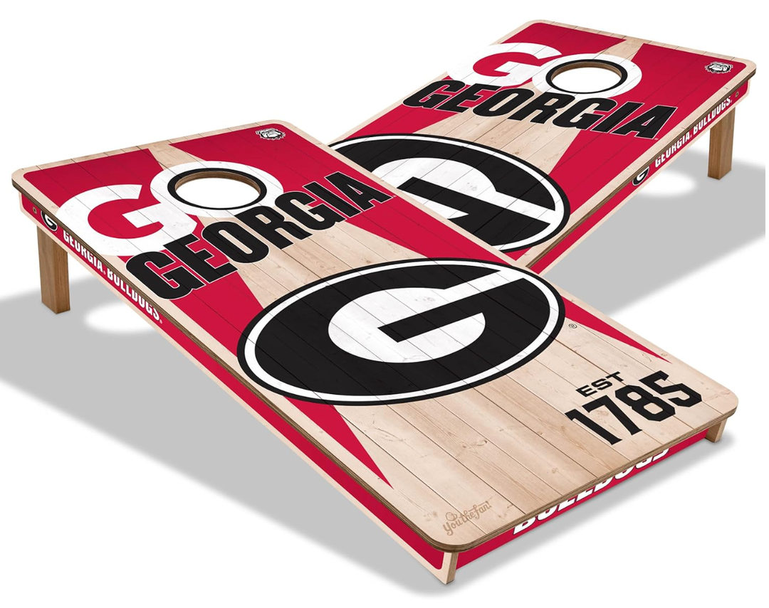 YouTheFan NCAA 2’ x 4’ Professional Wood Cornhole Game