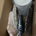 HOMIX Pink and Gold Party Supplies, Disposable 175Pcs Gold Dots on Pink Paper Plates Cups and Napkins, Gold Plastic Knives Spoons Forks for Baby Shower Wedding Party Bridal Shower Serves 25