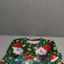 Lovekider Women Ugly Christmas Sweater Long Sleeve Funny Christmas Dog Xmas Hoodless Sweatshirt Loose Fit Warm Outfits for Fall Winter Large Green. L