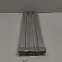 Aluminum Roll Up Dish Drying Rack Over The Sink, 17.7" x 13.4" Rust-Proof Foldable Dish Drainer Mat, Heat Resistant Trivet & Kitchen Sink Cover, Fits Sinks up to 16.8" Wide, Matte Gray