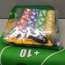 Golf Chipping Game Mat, Double Sided Golf Hitting Mat,6x5 FT Golf Practice Mat Outdoor Indoor Golf Games for Adults,Score Sticky Playing Golf Balls for Home Backyard Garage Game (No Club)