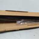 Ivilon Drapery Window Curtain Rod - End Cap Style Design 1 Inch Pole. 48 to 86 Inch Color Black
