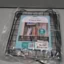 LockerMate Stac-A-Shelf Locker Organizer Shelf, Stackable, Extra Tall, Fits Standard Size School Lockers, Black
