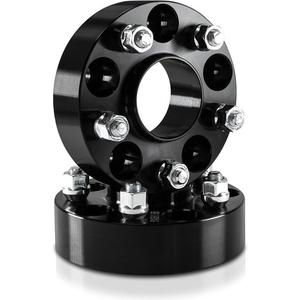 Customadeonly 5x114.3 Wheel Spacers for 370Z 350Z 240SX 300ZX GTR Murano Maxima Sentra (2pcs 1.5" Thick Black) Wheel Spacer for Q60 G37 G35 Hubcentric 5x4.5 66.1mm Bore M12x1.25 Lugs 38mm Wide