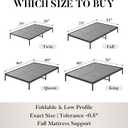 Bunkie Board King Size (76" x 80") 8mm Heavy Duty, Non-Slip Breathable Mattress Support Board for Slatted & Platform Bed Frames, Anti-Sag, Noise Minimizing, Moisture Resistant
