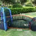 CypherX Extra Large Catio Outdoor Cat Enclosure Pop Up Playpen Tunnel Tent 129''L x 57''W x 49.2''H