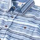 Gymboree Men's Short Sleeve Button Up Shirt (Blue, XXL)