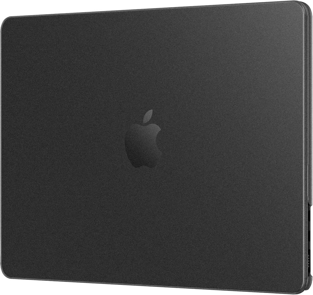 EooCoo Compatible with MacBook Air 13 inch Case M5 2026-2022 M4 M3 M2 A3449 A3240 A3113 A2681, 100% Match Official Color, Upgrade Matte, Dent & Scratch Protection Hard Shell for Mac Air 13.6, Black