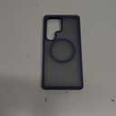 TORRAS for Samsung Galaxy S25 Ultra Case, Fit for MagSafe, 4X Military Grade Protection, Translucent Slim Magnetic Shockproof TPU/PC Case for Samsung S25 Ultra Case, Navy Blue