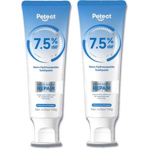 Hydroxyapatite Toothpaste 2-Pack, ICY Melon Mint Flavor, Enamel Protection Formula, Tooth Strengthening, Fresh Breath, Daily Use for Oral Health