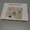 ATOYUS Montessori Busy Board Toys for Toddlers, Wooden Sensory Activity Toys for Kids, Learning Educational Travel Toy, Fine Motor Skills Christmas Birthday Gifts for Boys Girls