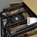 Heated Hunting Blind Chair, 360 Swivel Foldable Padded Hunting Seat, Portable Duck Turkey Deer Chair with Strap for Outdoor Camping Fishing, Supports 330 lbs, Power Bank Not Included