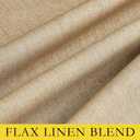 NICETOWN 100% Absolutely Blackout Linen Curtains with Thermal Insulated White Liner, Camel, W52 x L108, 2 Panels, Textured Linen Look Noise Reducing Window Treatments Drapes for Bedroom/Living Room