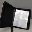 4 Pockets Trading Card Binder, 400 Card Holders with 50 Removable Sleeves, Portable Card Binder Album with zipper, Card holder Book for Game, Sport Collection (Pink)