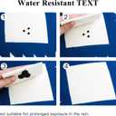 OTOSTAR Outdoor Waterproof Throw Pillow Covers 12x20 Inch Set of 4 Boho Farmhouse Outdoor Cushion Covers for Patio Funiture GardenGeometry80-Navy Blue