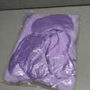 72 Pcs Spa Sleepover Party Supplies for Girls With DIY Stickers And Greeting Card Purple Headband Wristbands Eye Mask Hair Scrunchie Tote Bag Sleeping Slumber Party Favors