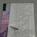 Soke for iPad 9th/8th/7th Generation Case with Keyboard 10.2 Inch-7 Color Backlitght Magnetic Wireless Detachable Folio Keyboard Cover with Pencil Holder for Apple iPad Gen 9/8/7, Violet Marble