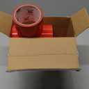Juexica Construction Seaming Tape Red 3" x 55 Yards Sheathing Sealing Tape Underlayment for Foam Board Insulation, Vapor Barrier, House Wrap(6 Rolls)