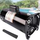 USQ1202 Pool Motor 2 HP, 3450 RPM, 48Y Frame Square Flange Pool Motor Compatible with A.O. Smith Century