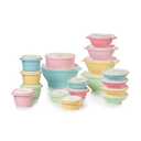Tupperware Heritage Collection, 30 Piece Food Storage Container Set in Vintage Colors, Dishwasher Safe and BPA Free 