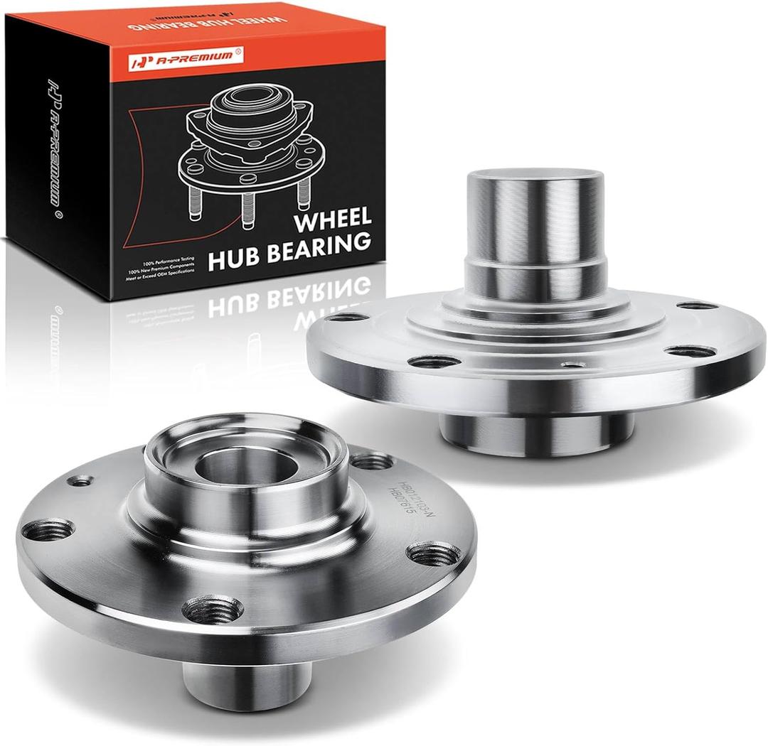 A-Premium 2 x Front Wheel Hub Assembly Compatible with Volkswagen Passat 1998-2005 & Audi A4 1997-2002, A4 Quattro 1997-2002