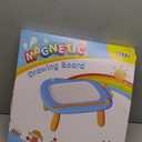 Kikidex Magnetic Drawing Board, Toddler Girl Toys for 1-2 Year Old, Doodle Board Pad Learning and Educational Toys for 1 2 3 Year Old Baby Kids Birthday Gift(Light Blue)