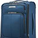 Samsonite Solyte DLX Softside Expandable Luggage with Spinner Wheels, Mediterranean Blue, Carry-On 20-Inch