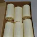 Flameless Flickering Candles with Remote and Timers, 1000 Hours Waterproof Outdoor Indoor Battery Operated LED Pillar Candles, Ivory Plastic, Set of 3(D 3" x H 4" 5" 6")