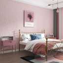 Haimin Grasscloth Wallpaper Textured 24in X 393in Fabric Contact Paper Pink Wall Paper Textured Linen Peel and Stick Self-Adhesive Thick Vinyl Embossed Film Wallpaper (Pink)