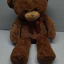 MorisMos Giant Teddy Bear Stuffed Animal 36'' Large Teddy Bear, Brown Big Stuffed Animal for Girlfriend Valentines, Large Hugging Plush for Birthday Christmas Baby Shower Decor, Dark Brown