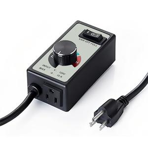 Midcvfrun Electronic Fan Speed Controller, 0-100% Variable Speed Adjuster for Inline Duct Fans Radon Fan Hydroponic Exhaust Fans Equipped 6’ Long Cord